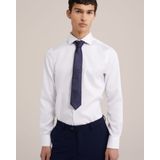 WE Fashion - Heren Overhemd - Wit - Katoen - Slim Fit