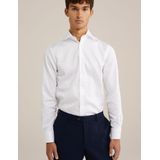 WE Fashion - Heren Overhemd - Wit - Katoen - Slim Fit