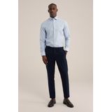 WE Fashion - Slim Fit Overhemd - Lichtblauw