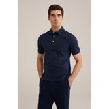 Van Gils - Slim Fit - Polo - Donkerblauw - Katoen