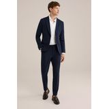 Fundamentals - Heren Premium Jacquard Gebreid Overhemd - Slim Fit - Wit - Katoen