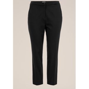 WE Fashion - Dames Slim Fit Pantalon - Met Stretch - Curve