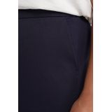 WE Fashion Dames slim fit pantalon met stretch - Curve