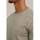 WE Fashion - Blouse - Donkergroen - Klassieke Blouse - Lange Mouw