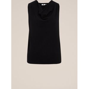 WE Fashion Dames top met gedrapeerde hals