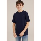 T-shirt - Effen - Katoen - Slim Fit - Ronde Hals - Korte Mouwen