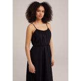 Jurkje - Viscosemix - Spaghettibandjes - Ronde Hals - Strikceintuur