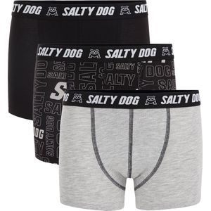 WE Fashion Onderbroek  grijs / zwart / wit