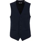 WE - Fundamentals - Gilet - Donkerblauw - Polyester - V-hals