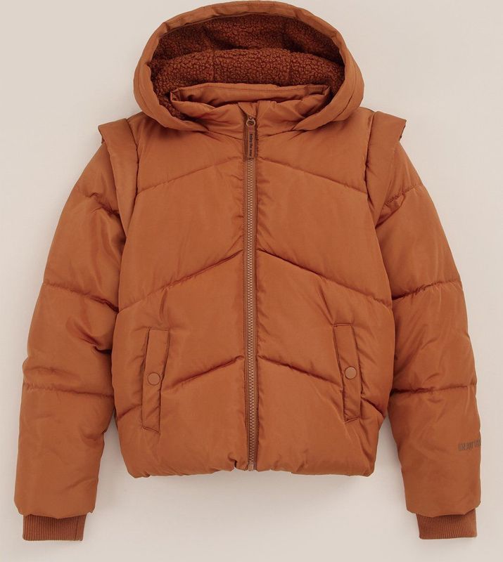 WE Fashion Meisjes gewatteerde jas