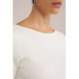 Haltertop - Effen - Knitwear - Halve Mouw - Normale Pasvorm