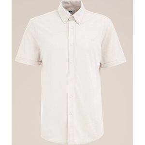 Fundamentals - Slim Fit Overhemd - Gebroken Wit - Katoen