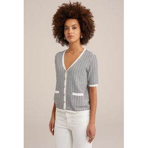 WE Fashion Dames gebreid vest met dessin