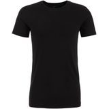 WE Fashion - Ondershirt - Zwart - Regular Fit - Katoenmix