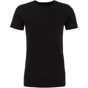 WE Fashion - Ondershirt - Zwart - Regular Fit - Katoenmix
