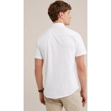 Overhemd - Katoenmix - Korte Mouwen - Slim Fit - Comfortabel