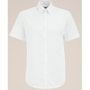 Overhemd - Katoenmix - Korte Mouwen - Slim Fit - Comfortabel