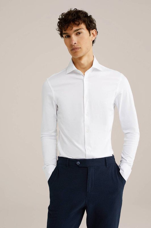 Overhemd - Katoen - Lichtblauw