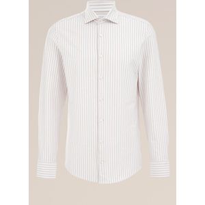 Fundamentals - Heren Premium Easy-Care - Overhemd - Beige - Katoen