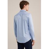 Overhemd - Jacquard - Katoen - Slim Fit - Trendy Dessin