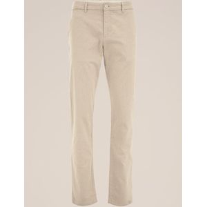 WE Fashion Men’s slim fit chinos with design