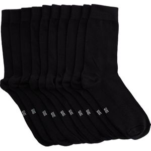WE Fashion - Heren Sokken - 10-Pack - Katoenmix - Geribde Boorden