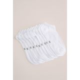 WE Fashion - Heren Sneakersokken - 10-Pack - Kleur - Materiaal