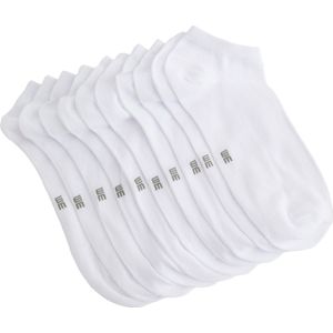 WE Fashion - Heren Sneakersokken - 10-Pack - Kleur - Materiaal