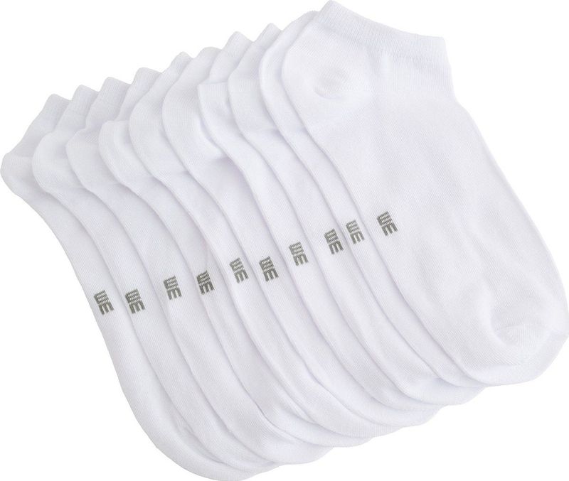 WE Fashion - Heren Sneakersokken - 10-Pack - Kleur - Materiaal