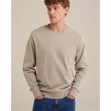 WE Fashion - Regular Fit - Sweater - Beige - Katoen
