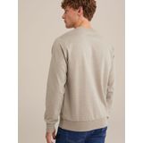 WE Fashion - Regular Fit - Sweater - Beige - Katoen