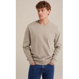 WE Fashion - Regular Fit Sweater - Katoenmix - Ronde Hals - Lange Mouwen