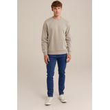 WE Fashion - Regular Fit Sweater - Katoenmix - Ronde Hals - Lange Mouwen