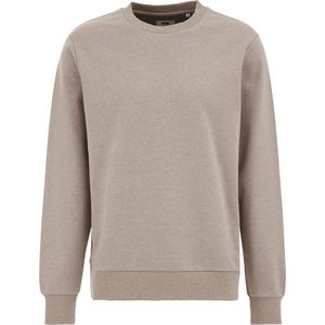 WE Fashion - Regular Fit - Sweater - Beige - Katoen
