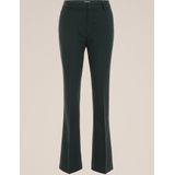 WE Fashion - Harembroek - Donkergroen - Gerecycled Materiaal - Bootcut - Mid Waist