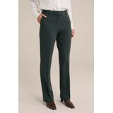 WE Fashion - Harembroek - Donkergroen - Gerecycled Materiaal - Bootcut - Mid Waist