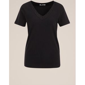 WE Fashion Dames T-shirt met kant