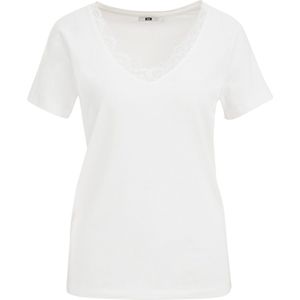 WE Fashion Dames T-shirt met kant