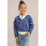 WE Fashion Meisjes gebreide trui met dessin