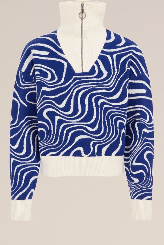 WE Fashion Meisjes gebreide trui met dessin