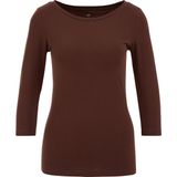 WE Fashion Dames T-shirt met driekwart mouwen