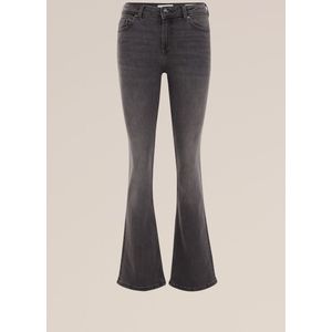 WE Fashion Dames mid rise bootcut jeans met superstretch