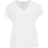 WE Fashion - Curve - T-shirt - Wit - Regular Fit