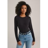 WE Fashion - Dames T-shirt - Lange Mouwen