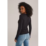 WE Fashion - Dames T-shirt - Lange Mouwen