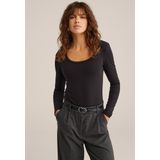 WE Fashion Dames T-shirt met kant