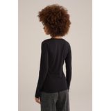 WE Fashion Dames T-shirt met kant