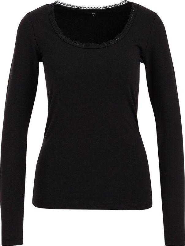 WE Fashion Dames T-shirt met kant