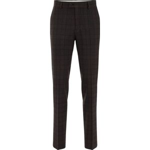 Van Gils Men' Premium Wool Blend Trousers with Check Pattern