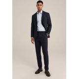 Van Gils Heren slim fit pantalon met jacquard-dessin